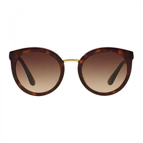 Dolce & Gabbana, Family cat-eye frame sunglasses Brązowy, female, 840.00PLN