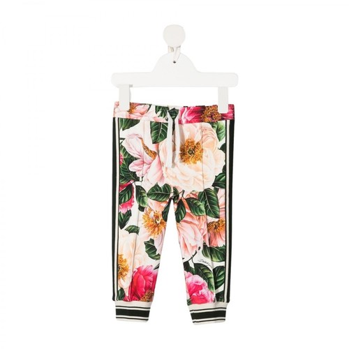 Dolce & Gabbana, Spodnie z kamelii Różowy, female, 1248.88PLN