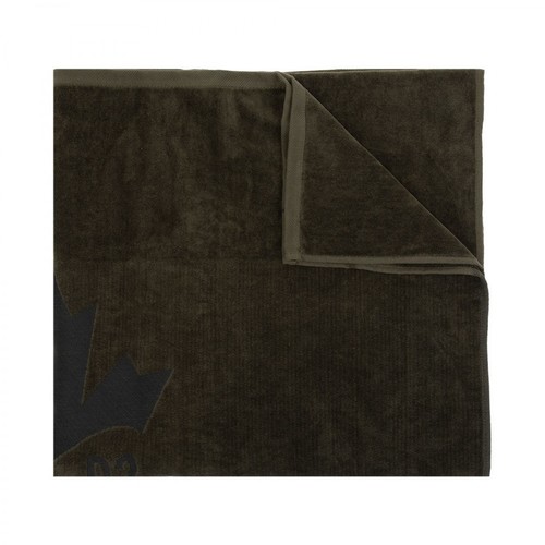 Dsquared2, Bath Towel With Logo Zielony, unisex, 575.00PLN