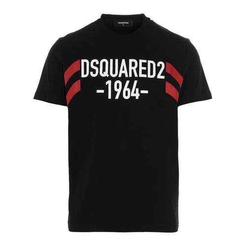 Dsquared2, Logo na koszulce Czarny, male, 533.00PLN
