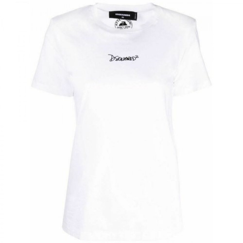 Dsquared2, Short Sleeve T-shirt Biały, female, 703.00PLN