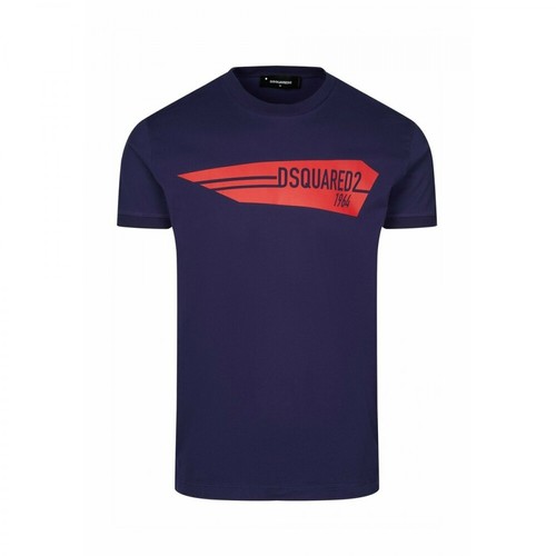 Dsquared2, T-shirt Niebieski, male, 707.00PLN