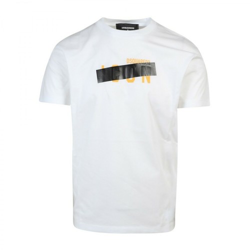 Dsquared2, T-Shirt S79Gc0035S23009 Biały, male, 1026.00PLN
