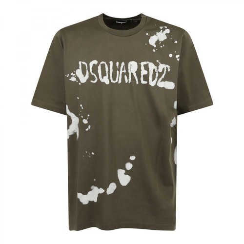 Dsquared2, T-shirt Zielony, male, 374.00PLN