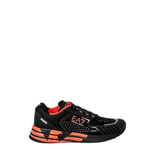 Emporio Armani EA7, Sneakers Czarny, male, 575.00PLN