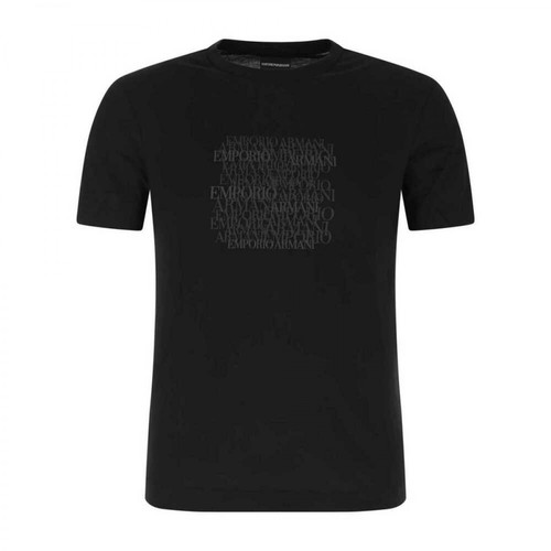 Emporio Armani, T-shirt Czarny, male, 529.00PLN