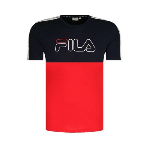 Fila, T-shirt Czerwony, male, 315.00PLN