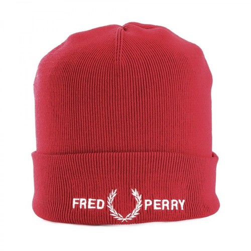Fred Perry, C7141 Cap Czerwony, male, 288.00PLN