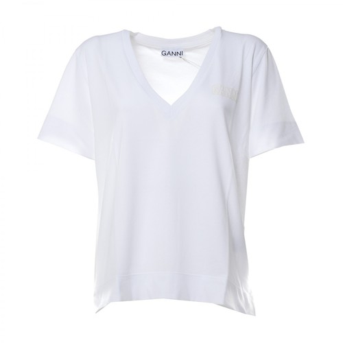 Ganni, T-shirt Biały, female, 311.00PLN