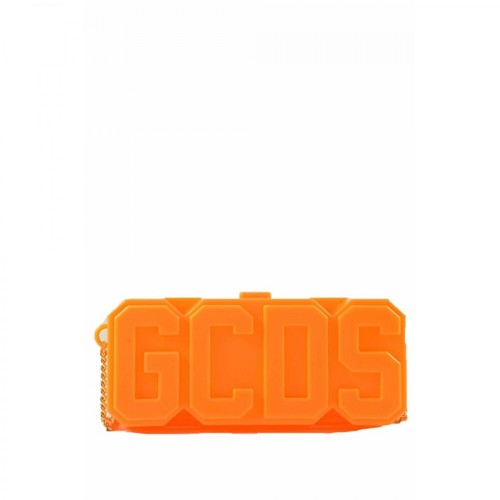 Gcds, Neon Orange Clutch Pomarańczowy, female, 568.08PLN