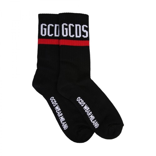 Gcds, Socks With Logo Czarny, male, 92.00PLN