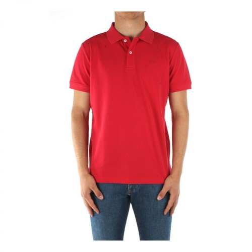 Geox, M0210Bt2649 T-shirt Czerwony, male, 271.00PLN