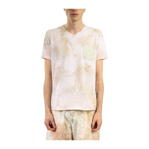 Giorgio Brato, T-shirt effetto tie dye Beżowy, male, 340.43PLN