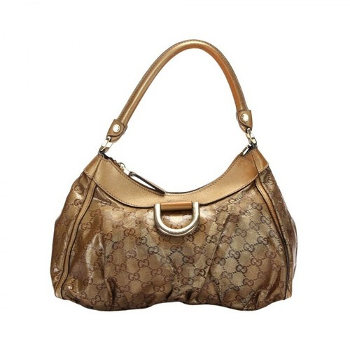 Gucci Vintage, pre-owned Imprime Abbey D-Ring Shoulder Bag Beżowy, female, 2778.00PLN