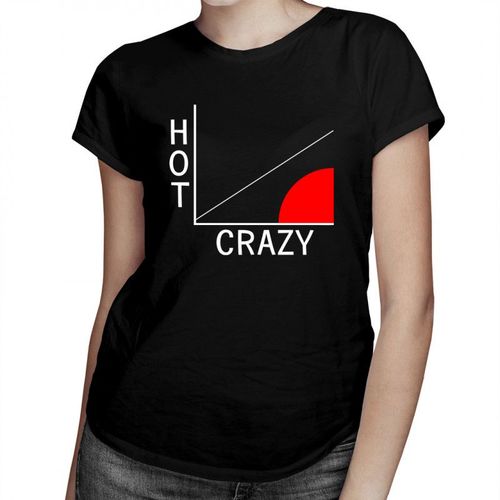 Hot / Crazy - HIMYM wykres - damska koszulka z nadrukiem 69.00PLN