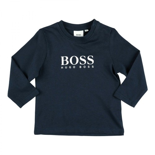 Hugo Boss, t-shirt Niebieski, male, 174.00PLN