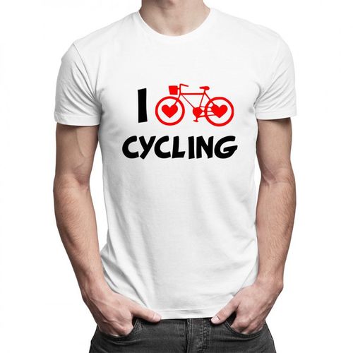 I love cycling -męska koszulka z nadrukiem 69.00PLN