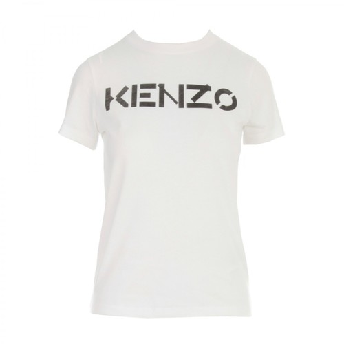 Kenzo, Logo T-shirt Biały, female, 434.00PLN