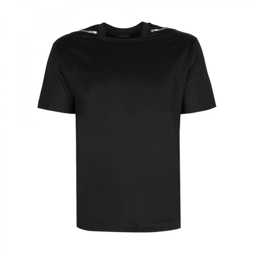 Les Hommes, T-shirt 2-Zips Czarny, male, 505.00PLN