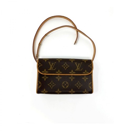 Louis Vuitton Vintage, Pre-owned Florentine belt bag + dustbag Brązowy, female, 2964.00PLN