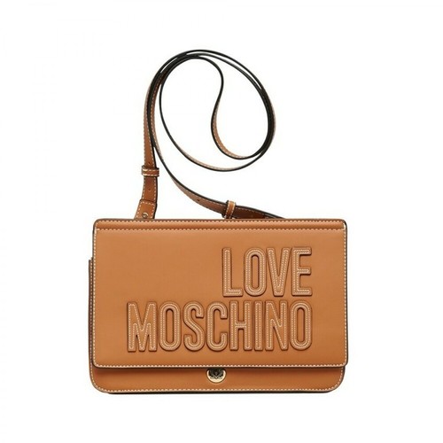 Love Moschino, Shoulder Bag Brązowy, female, 633.00PLN