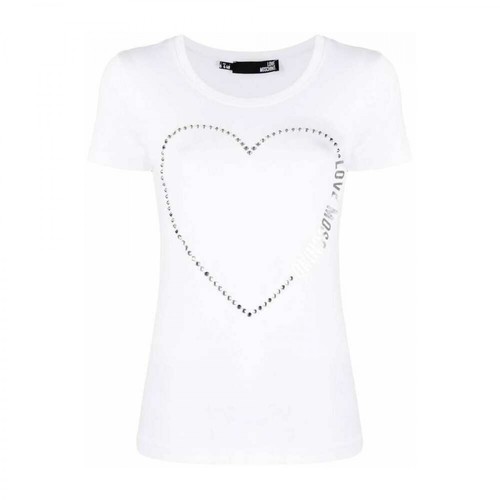 Love Moschino, T-shirt Biały, female, 288.00PLN