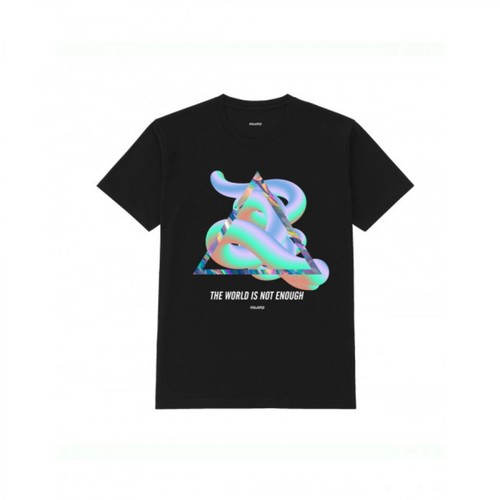 Majors, T-shirt holograficzny World Czarny, unisex, 119.00PLN