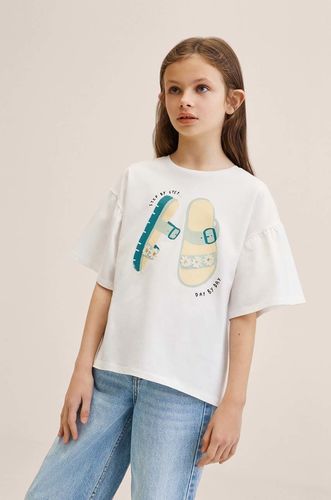 Mango Kids t-shirt bawełniany dziecięcy Sandals 59.99PLN