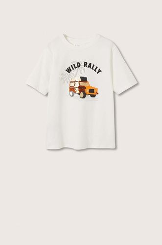 Mango Kids t-shirt bawełniany dziecięcy Sequins 49.99PLN