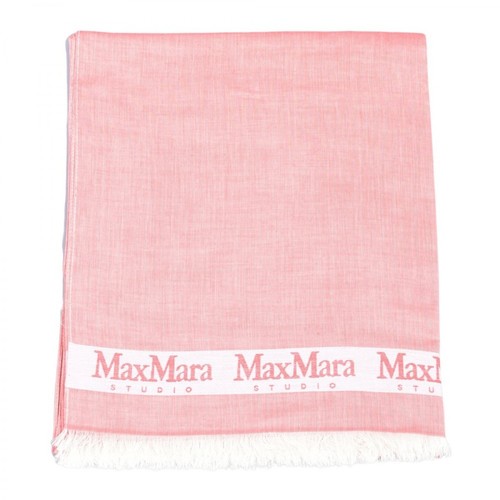 Max Mara, sciarpa modello panarea Różowy, female, 349.84PLN