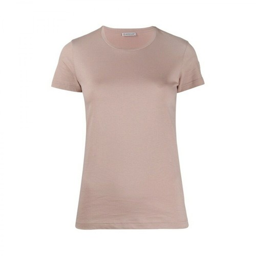 Moncler, T-Shirt Różowy, female, 793.00PLN
