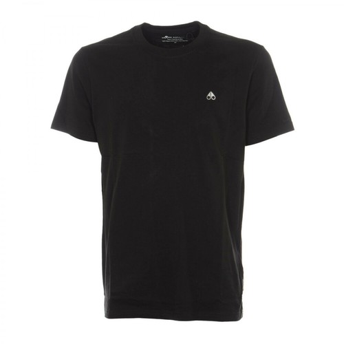 Moose Knuckles, T-shirt Czarny, male, 358.00PLN