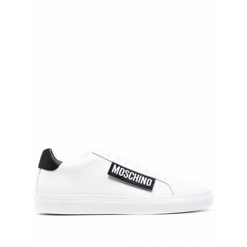 Moschino, Sneakers Biały, male, 1077.00PLN