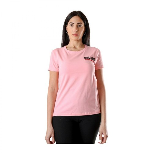 Moschino, T-Shirt Różowy, female, 272.00PLN