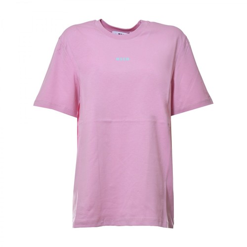 Msgm, T-shirt Różowy, male, 288.00PLN