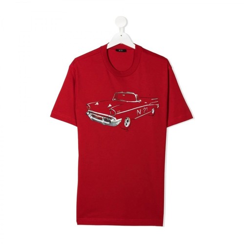 N21, T-Shirt Czerwony, male, 197.00PLN