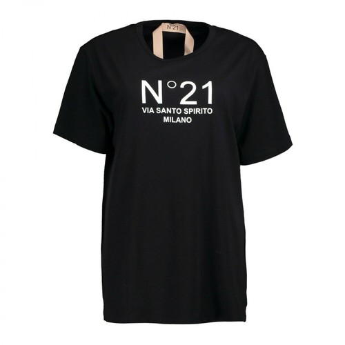N21, T-shirt logo Czarny, female, 707.00PLN