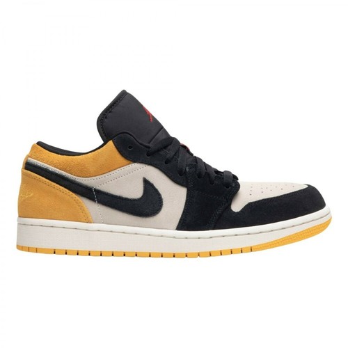 Nike, Air Jordan 1 Low University Gold Sneakers Czarny, male, 3135.00PLN