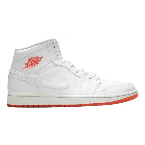 Nike, Sneakers Air Jordan 1 Mid Biały, male, 4059.00PLN