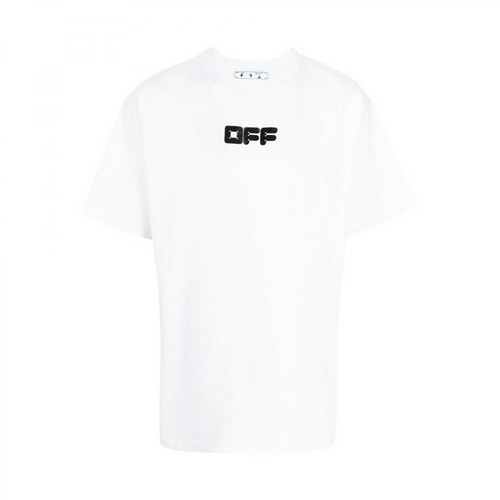 Off White, Oversized T-Shirt Biały, male, 1202.84PLN