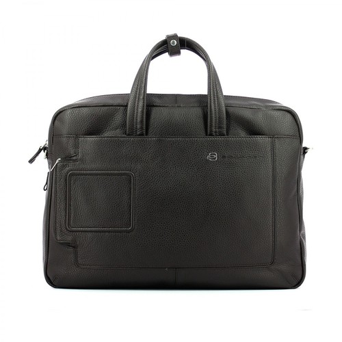 Piquadro, Briefcase with two handles for PC 15.6 Vibe Brązowy, male, 1171.00PLN