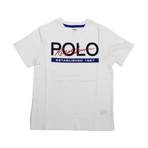 Polo Ralph Lauren, SS Cn-Tp-Tsh t-shirt Biały, male, 146.00PLN