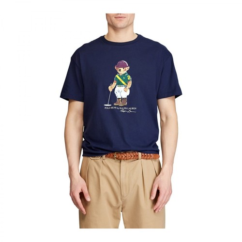 Polo Ralph Lauren, T-shirt Niebieski, male, 347.00PLN