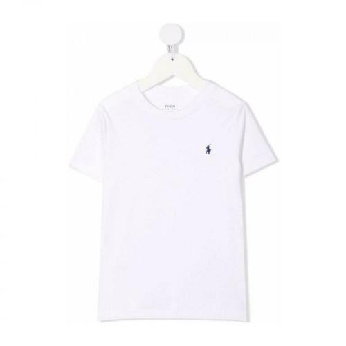 Polo Ralph Lauren, T-Shirt with Logo Biały, male, 143.00PLN