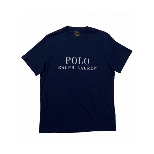 Ralph Lauren, T-shirt maniche corte Niebieski, male, 320.00PLN