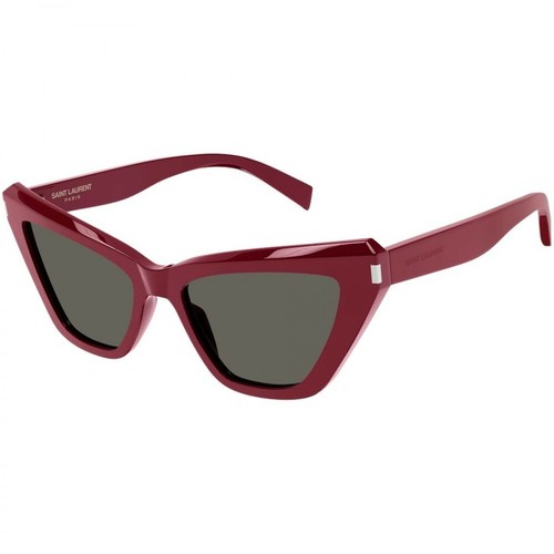 Saint Laurent, Sunglasses Czerwony, female, 1391.00PLN
