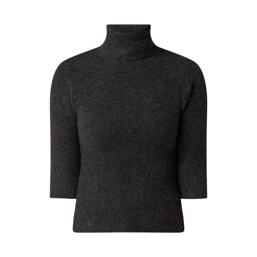 Sweter krótki z wywijanym kołnierzem z dodatkiem wełny model ‘Susie’ 99.99PLN