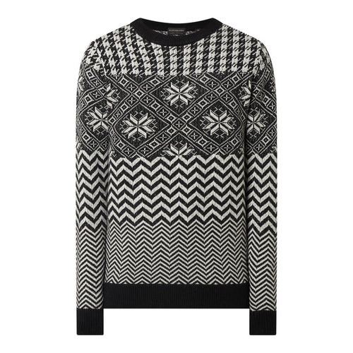 Sweter z norweskim wzorem z mieszanki wełny 299.99PLN