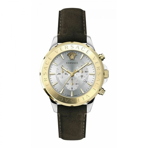 Versace, Chrono Signature Watch Żółty, male, 3198.55PLN