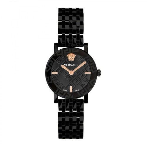 Versace, Greca Glass Bracelet Watch Czarny, female, 3972.00PLN
